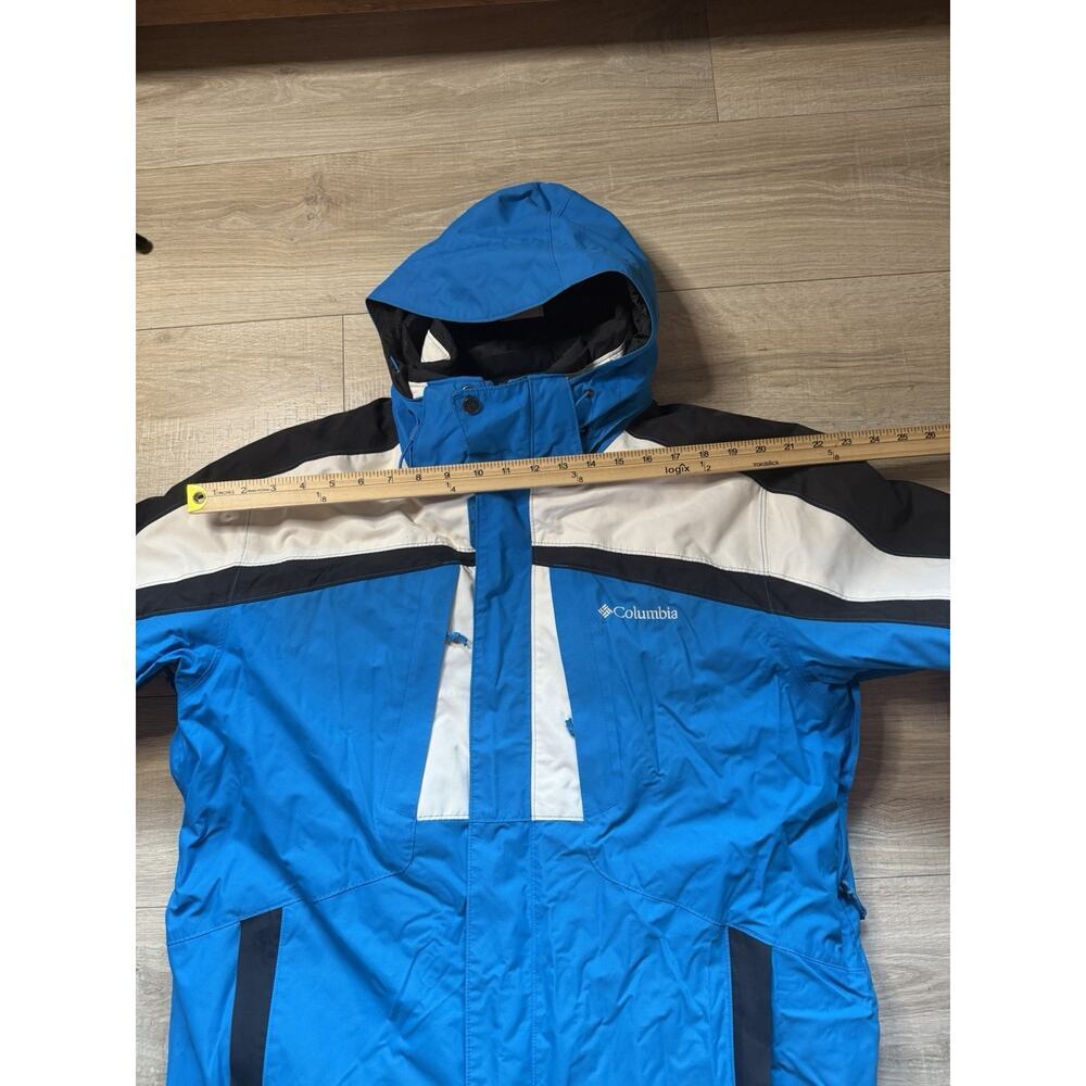 Columbia Whirlibird Interchange Omni-Heat Jacket Blue White Black Men’s L - Picture 13 of 16